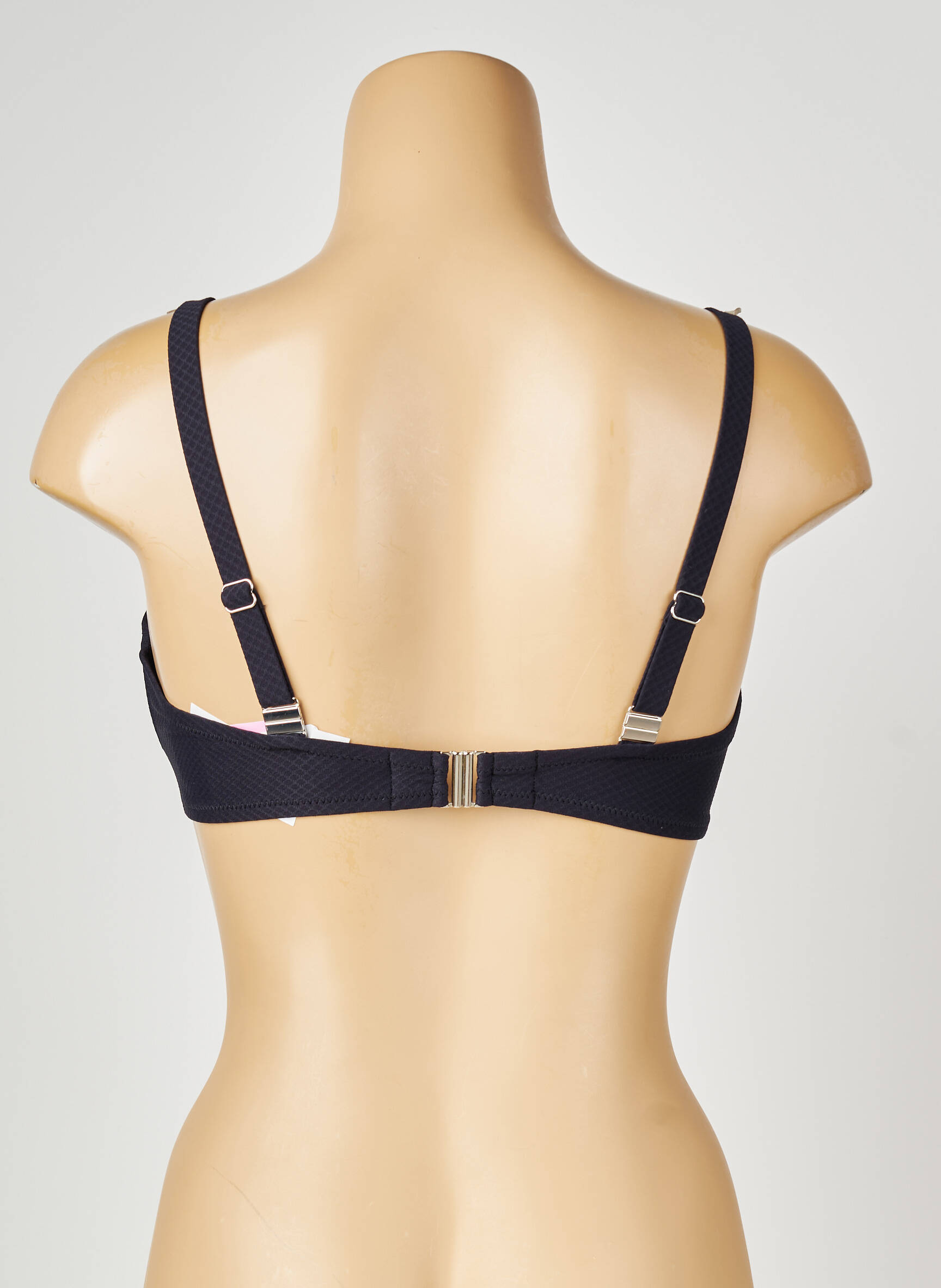 Sutien de costum de baie elasticitate top sutien modelat negru ANTIGEL femeie