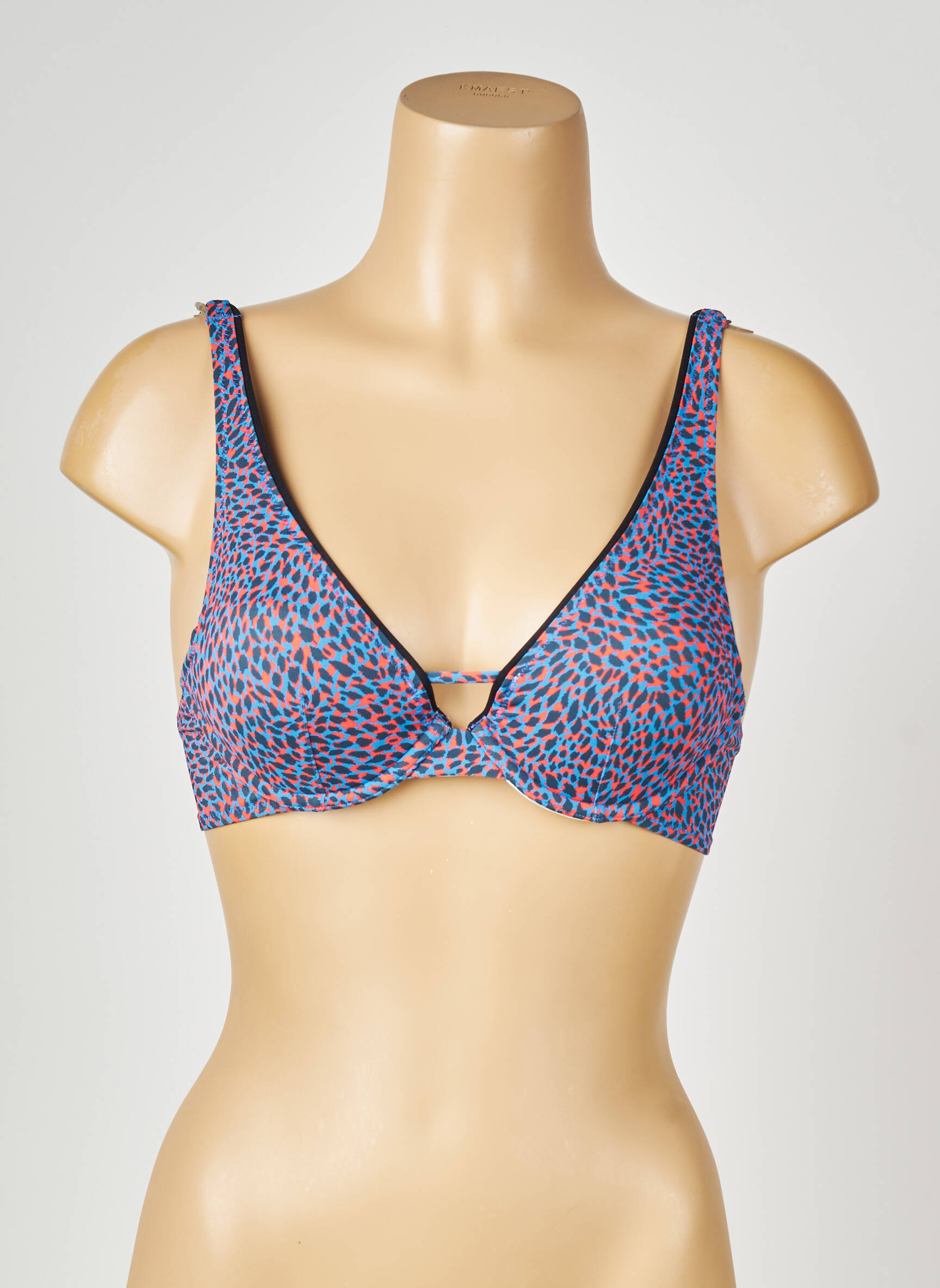 Sutien de costum de baie top sutien modelat top sutien modelat albastru SIMONE PERELE femeie