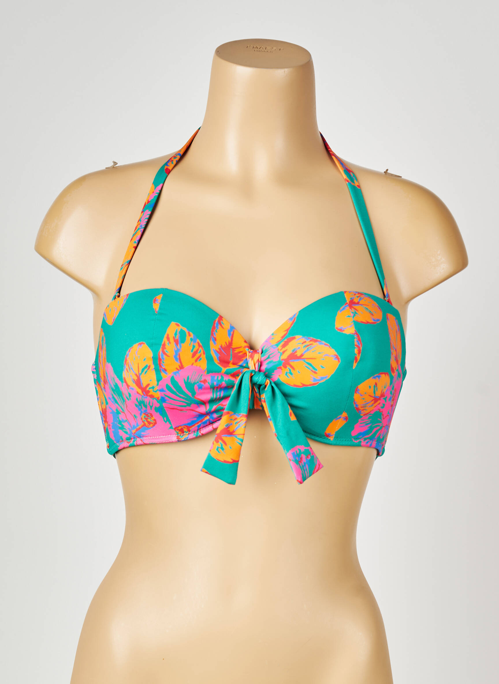 Sutien de costum de baie top bentiță top bentiță verde SIMONE PERELE femeie