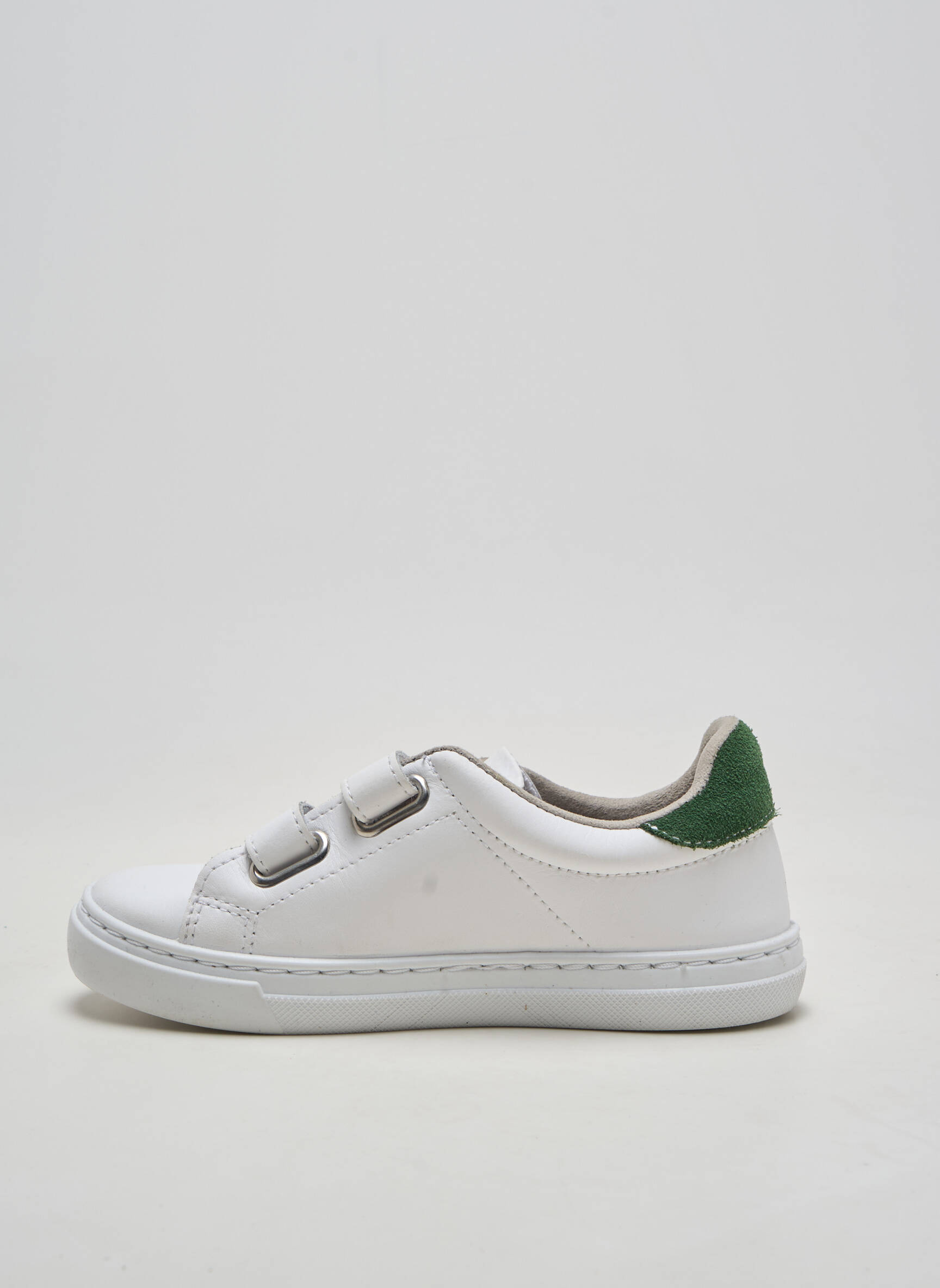 Adidași material neted vârf rotund alb CIENTA fată