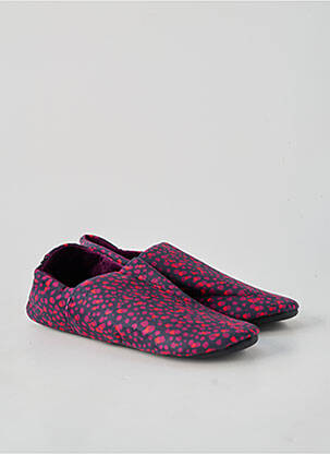Papuci/pantofi de casă vârf rotund toc plat până la 3 cm violet LA FIANCÉE femeie