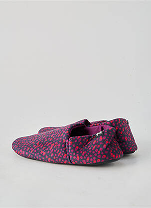 Papuci/pantofi de casă vârf rotund toc plat până la 3 cm violet LA FIANCÉE femeie