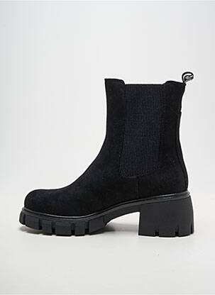 Botine/ghete nubuc toc de 4 la 6 cm negru VANESSA WU femeie