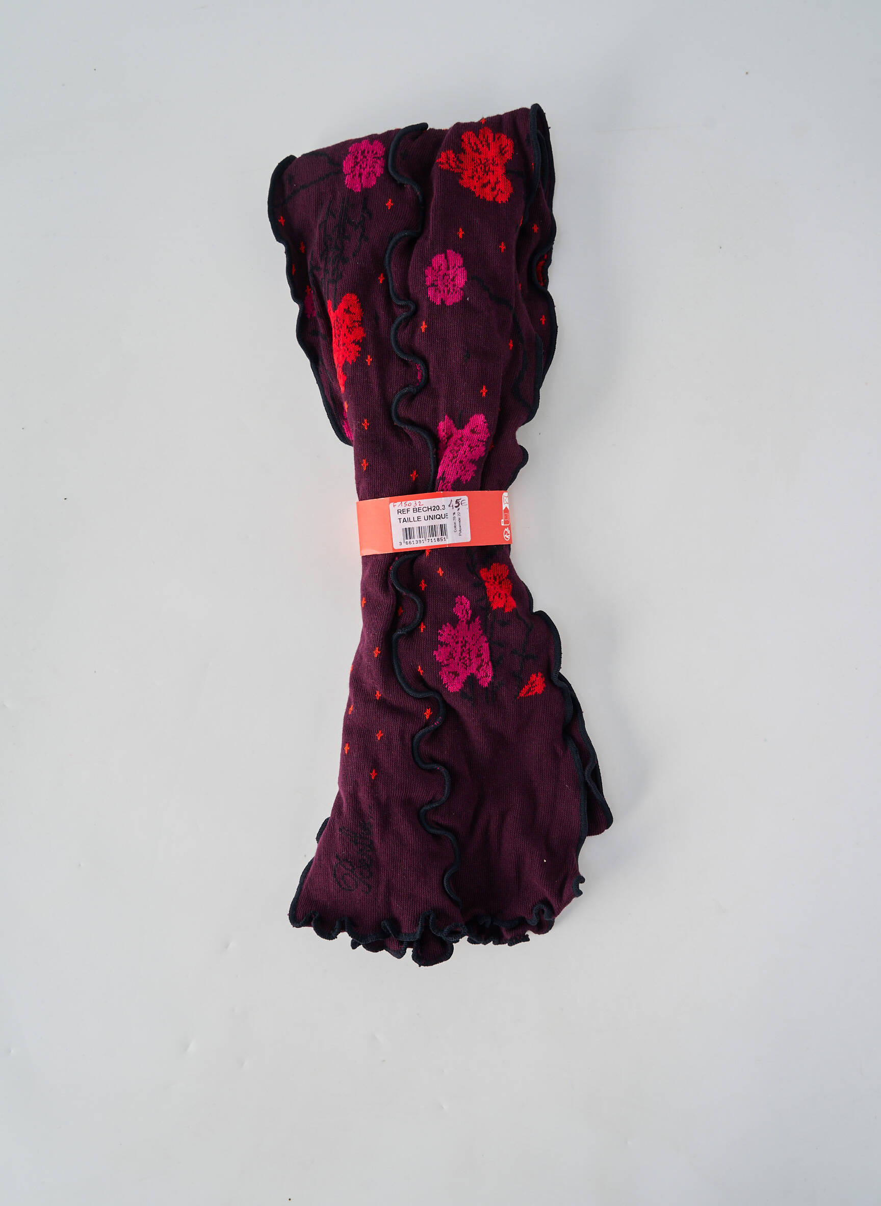Eșarfă elasticitate violet BERTHE AUX GRANDS PIEDS femeie