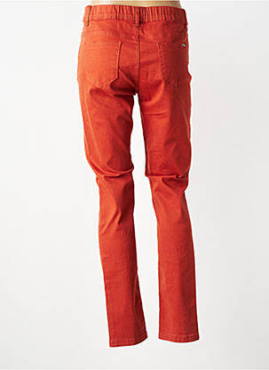 Pantalon slim talie elastică portocalie GRIFFON femeie