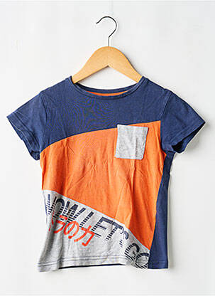 Tricou elasticitate mâneci scurte albastru GEMO băiat