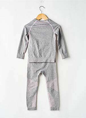 Set pantaloni tip de tricou gri LUPILU fată