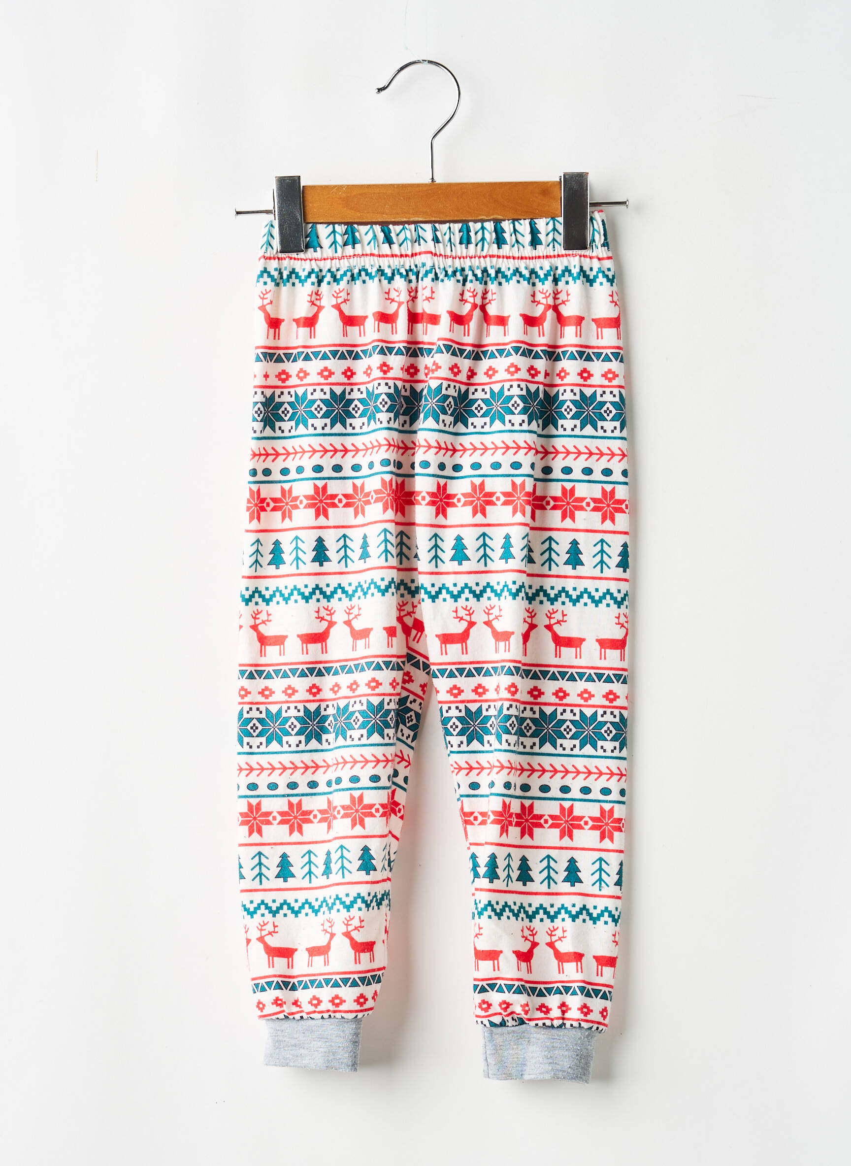Pijama țesătură jerseu alb SANS MARQUE fată