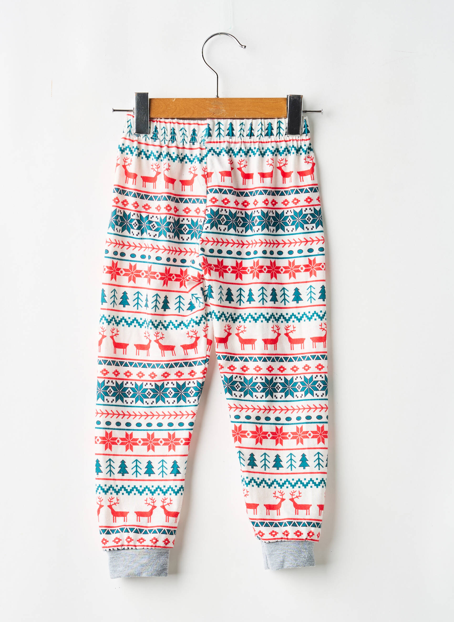 Pijama țesătură jerseu alb SANS MARQUE fată
