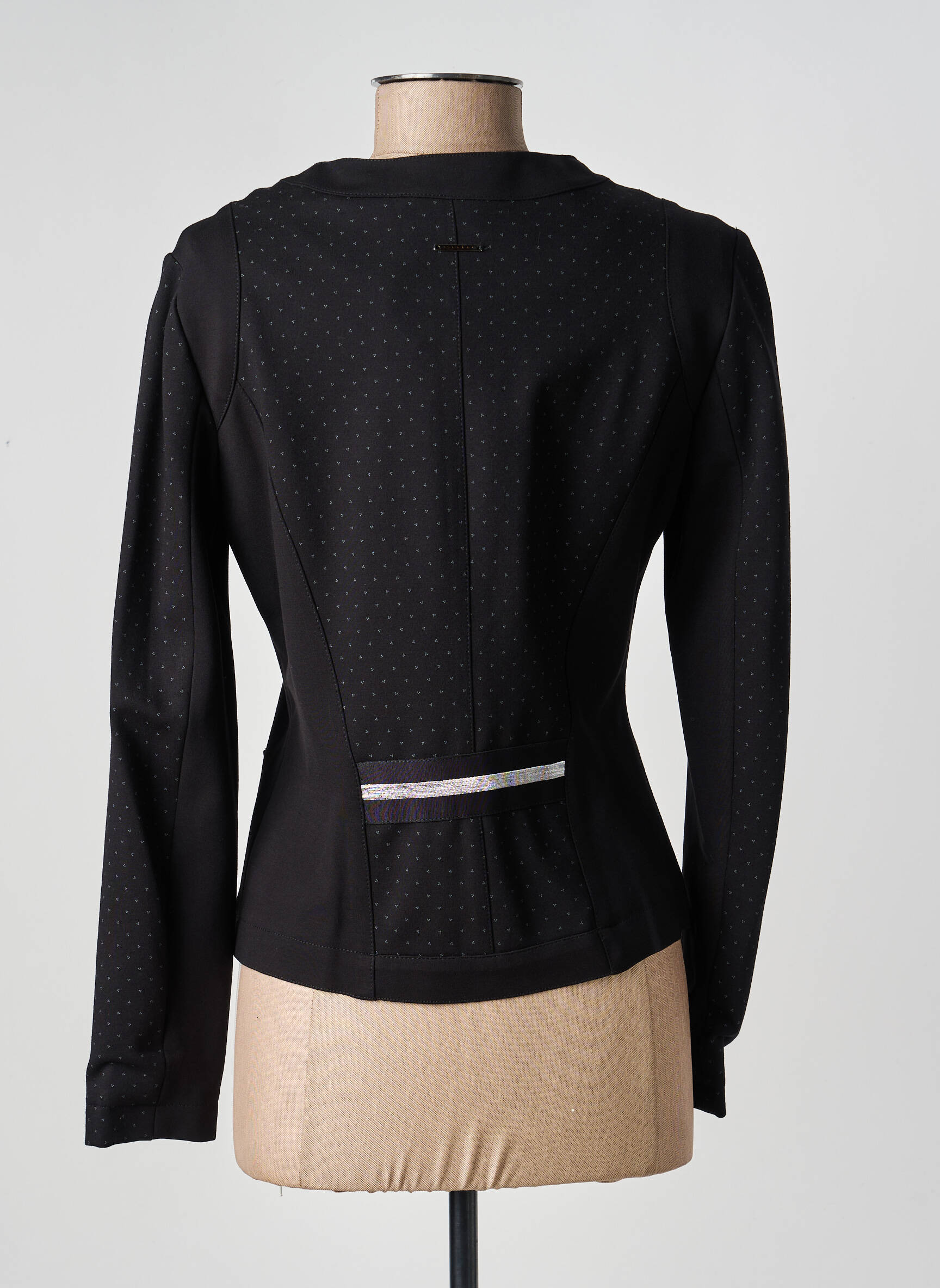 Jachete casual guler rotund negru VOODOO femeie