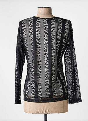Top elasticitate mâneci lungi negru GREGORY PAT femeie