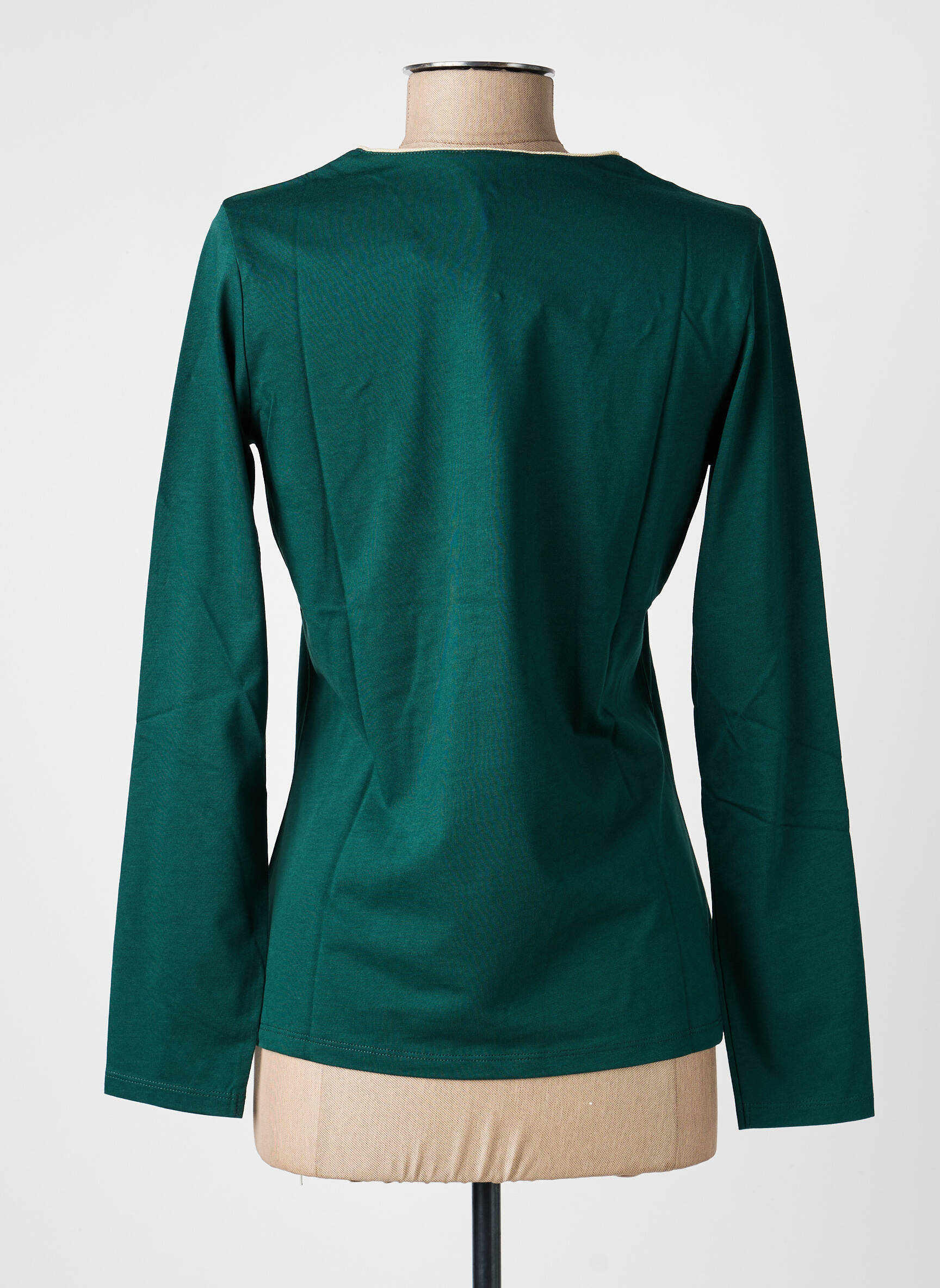 Top mâneci lungi mâneci lungi verde JULIE GUERLANDE femeie