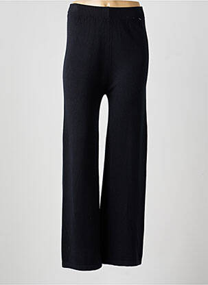 Pantalon drept elasticitate mărime normală negru COULEURS DU TEMPS femeie