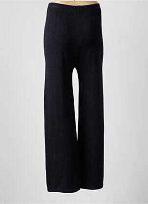 Pantalon drept elasticitate mărime normală negru COULEURS DU TEMPS femeie
