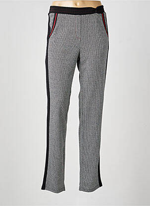 Pantalon slim talie elastică mărime normală negru GUY DUBOUIS femeie