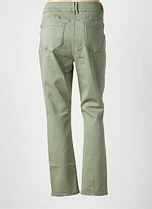 Pantalon slim elasticitate mărime normală verde JULIE GUERLANDE femeie