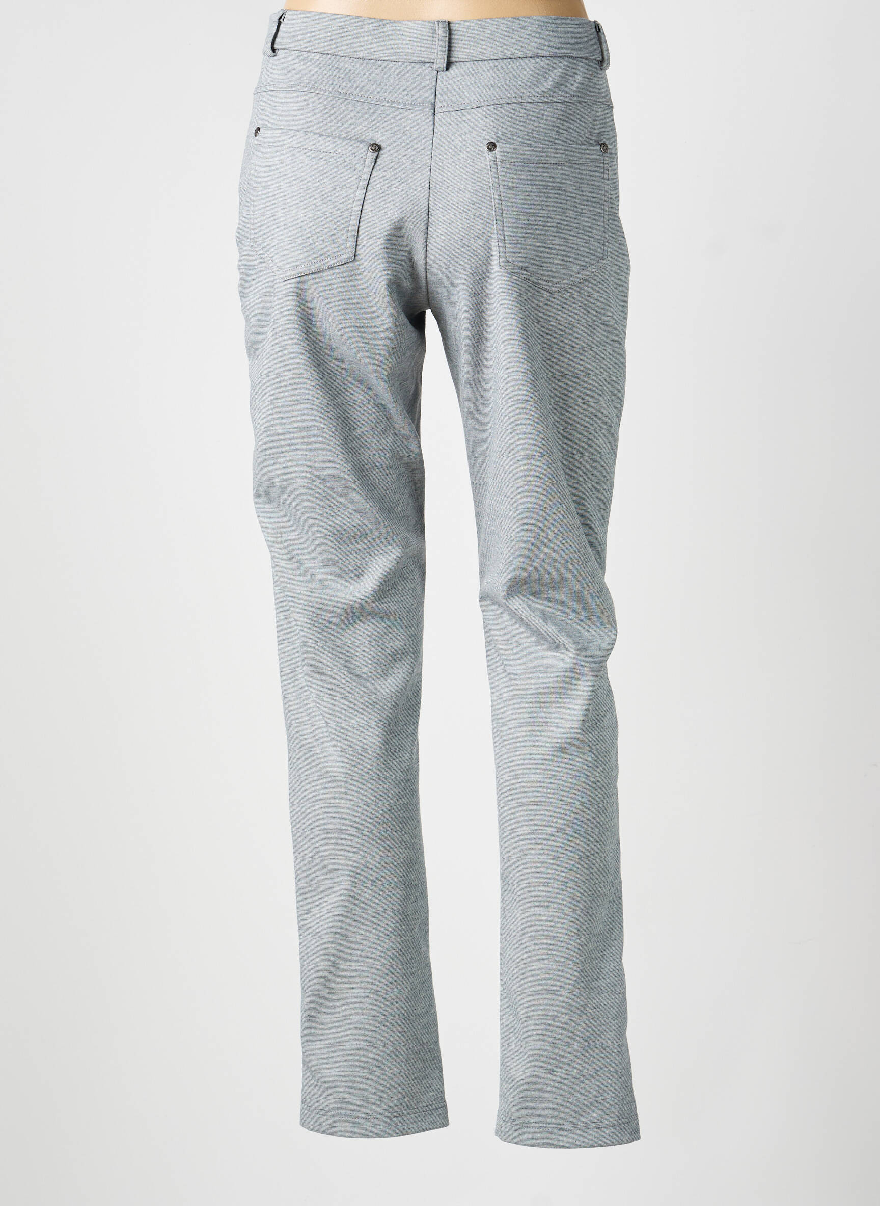Pantalon slim elasticitate mărime normală gri GUY DUBOUIS femeie