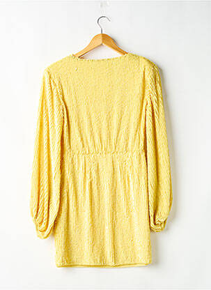 Rochie midi mâneci lungi mâneci lungi galben NASTY GAL femeie