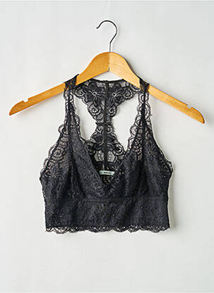 Sutien fără armatură sutiene negru KIMCHI BLUE femeie