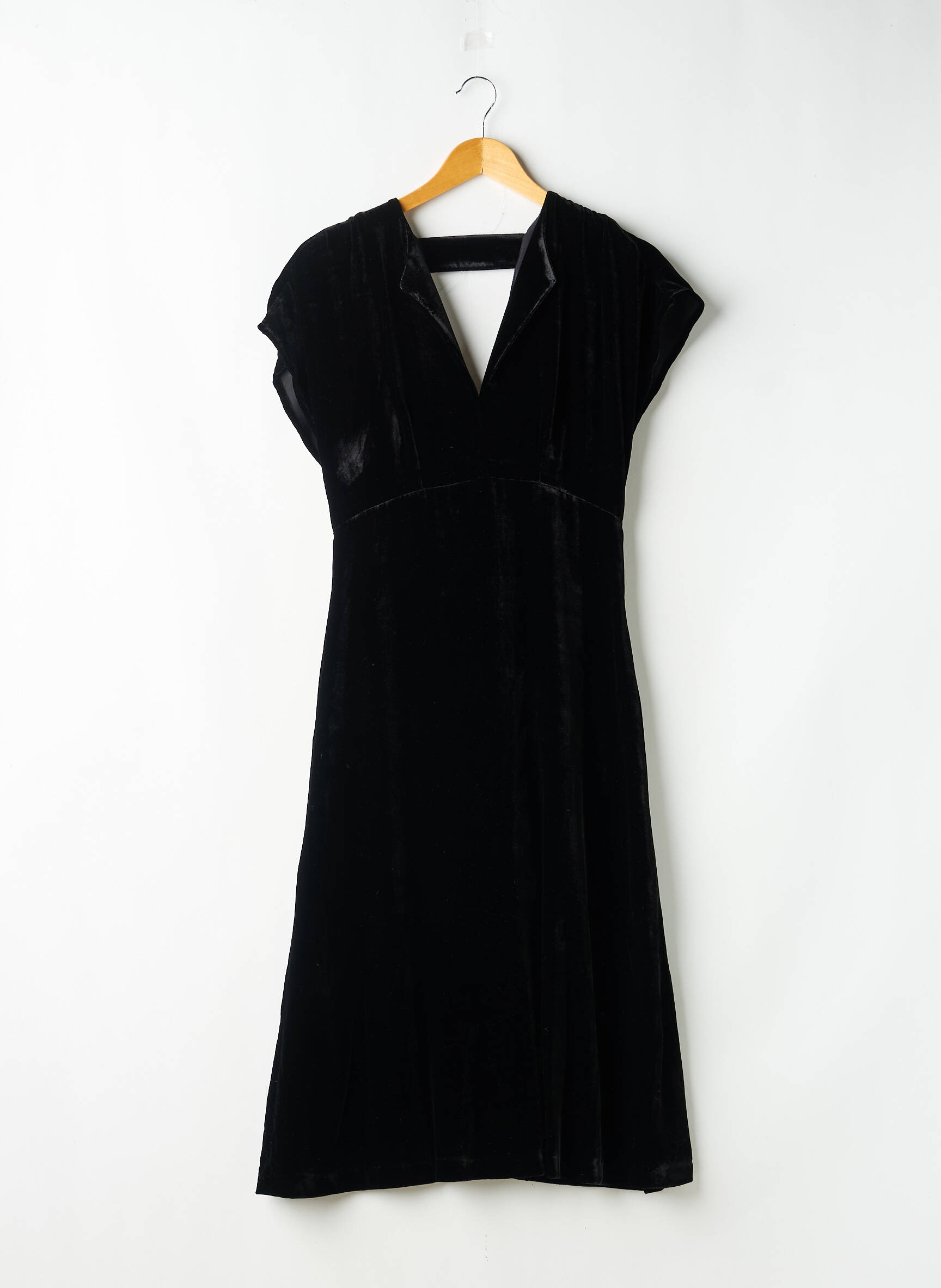 Rochie midi mâneci scurte mâneci scurte negru COMPTOIR DES COTONNIERS femeie