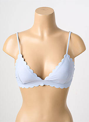 Sutien de costum de baie elasticitate top triunghiuri albastru H&M femeie