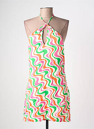 Rochie scurtă fără mâneci fără mâneci verde ZARA femeie