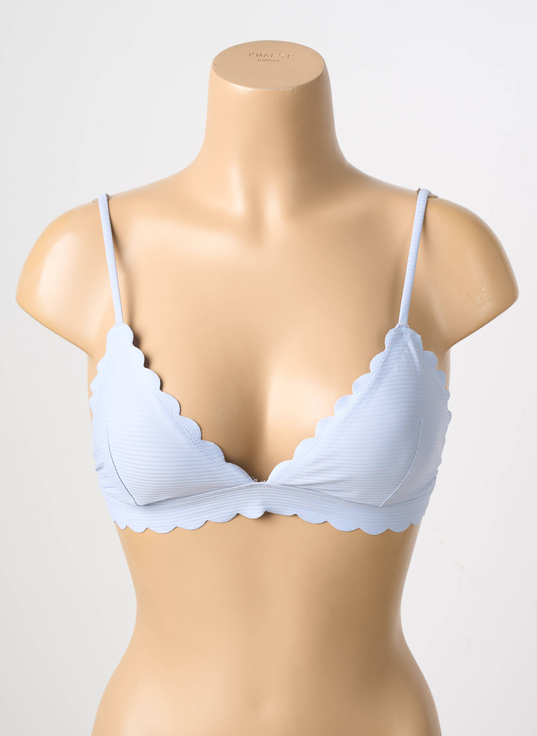 Sutien de costum de baie elasticitate top triunghiuri albastru H&M femeie
