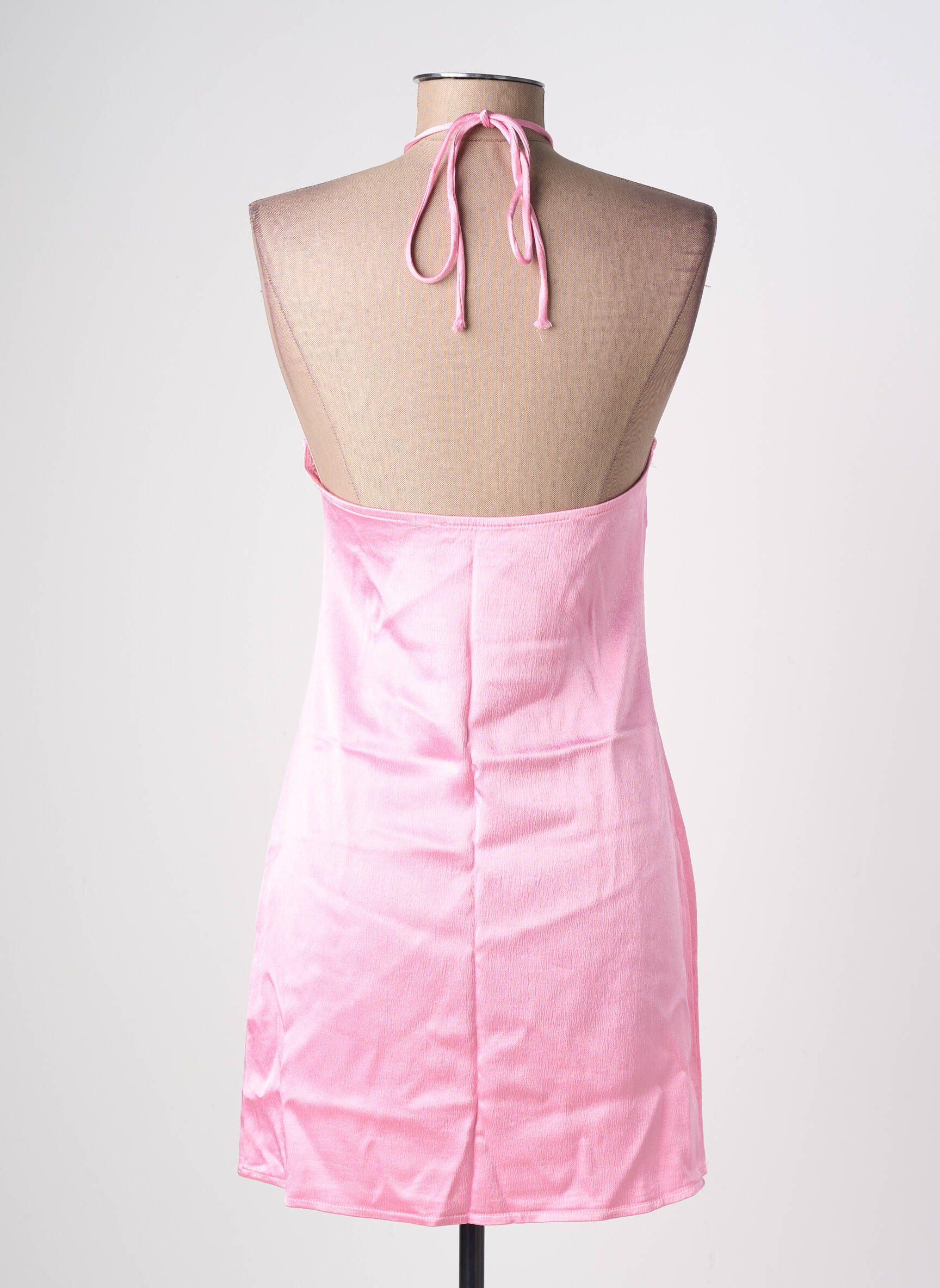 Rochie scurtă fără mâneci fără mâneci roz ZARA femeie