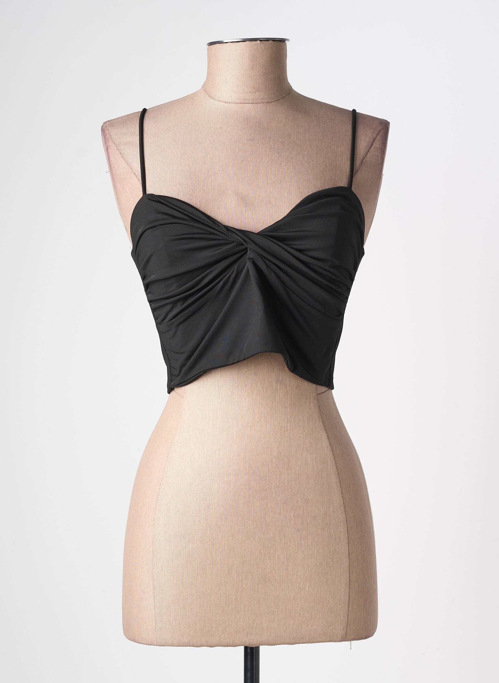 Top elasticitate bretele subțiri negru LOVERS + FRIENDS femeie