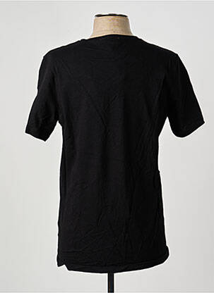 Tricou croială dreaptă mâneci scurte negru PALA1969 bărbat