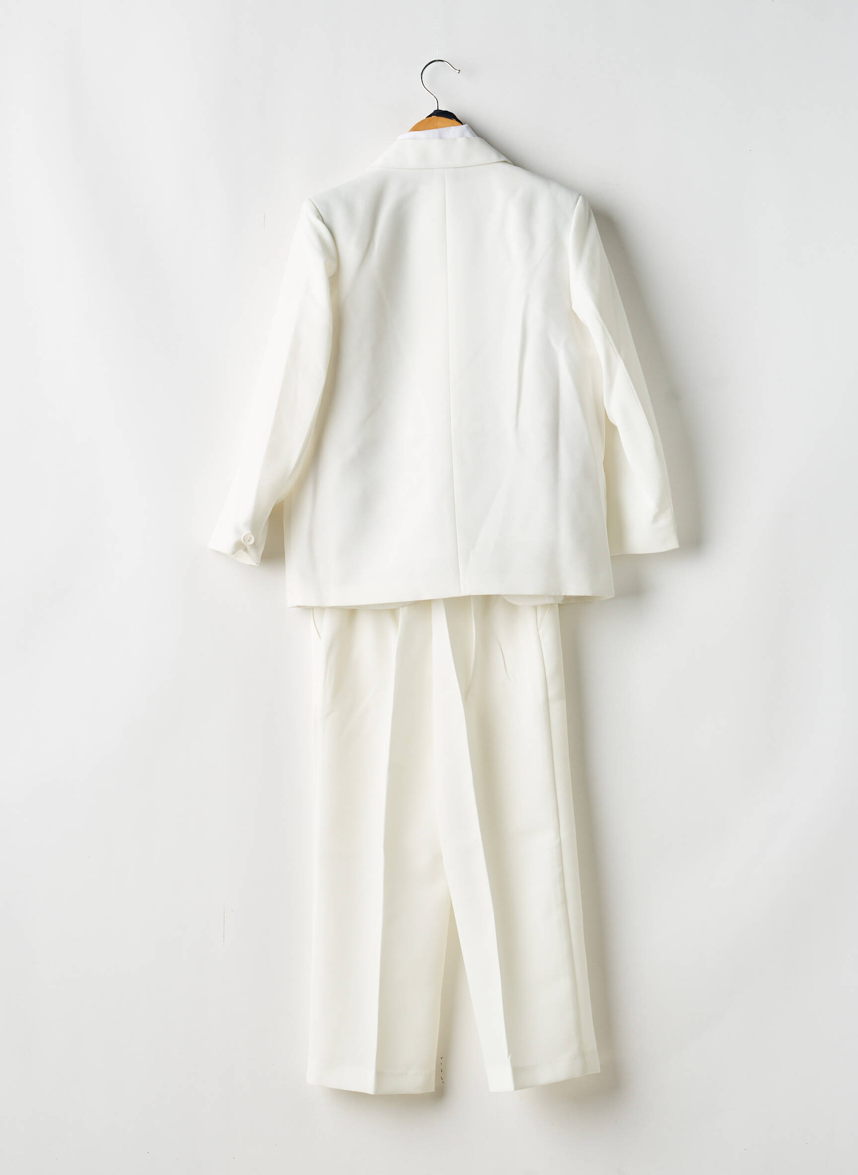 Set pantaloni croială dreaptă alb MIDO băiat