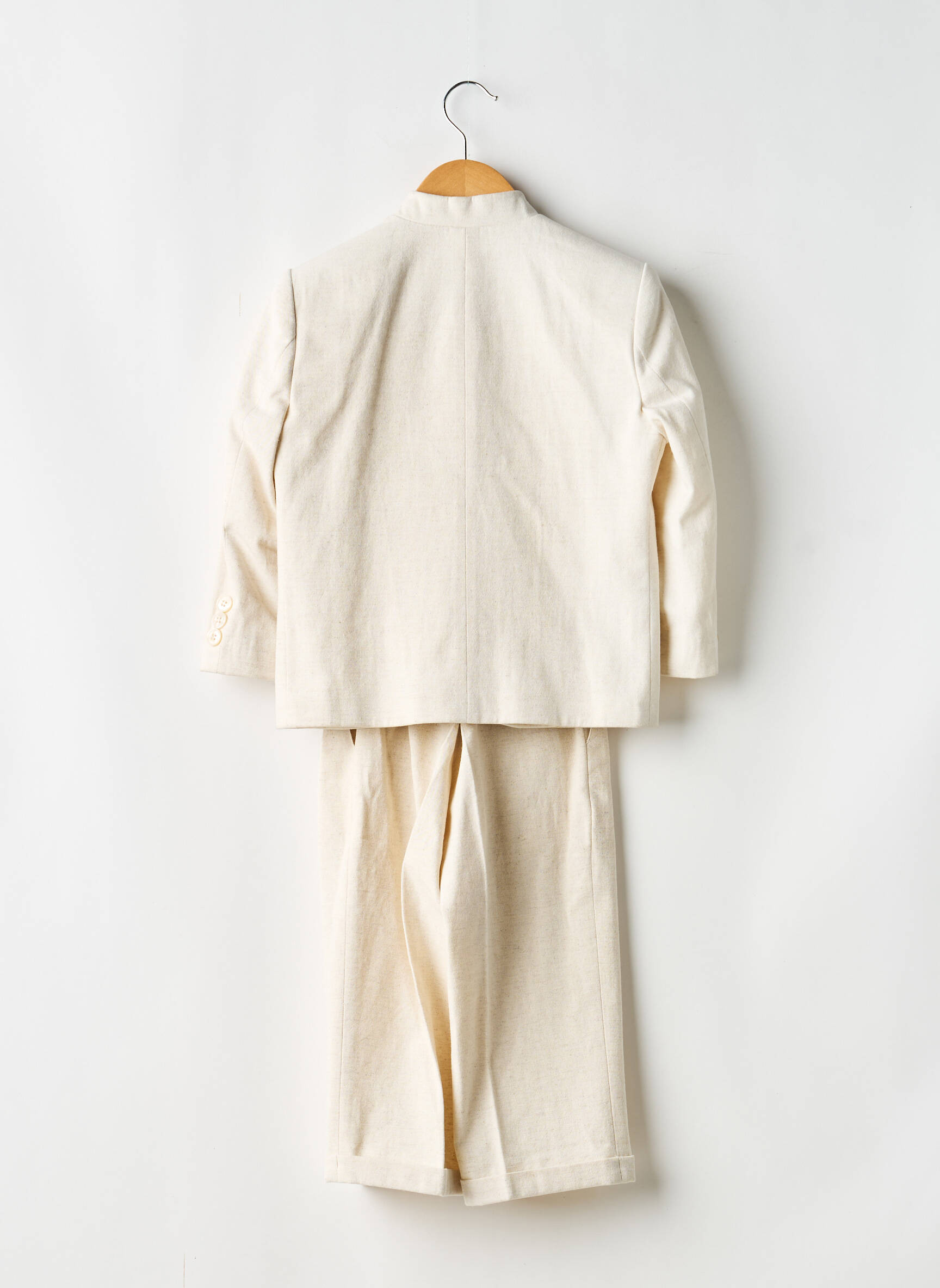 Set pantaloni croială dreaptă bej LES PETITS MECS băiat
