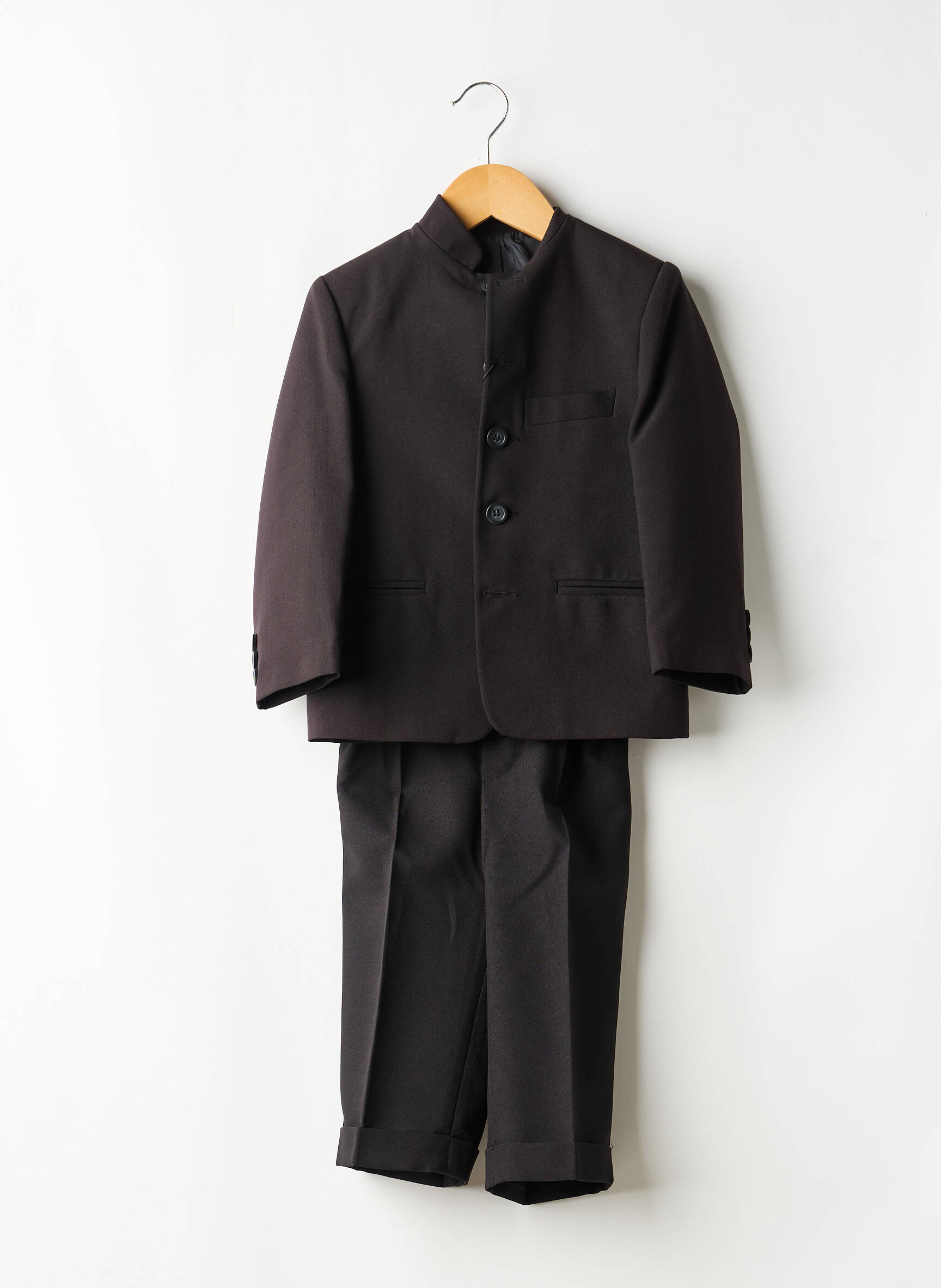 Set pantaloni croială dreaptă negru LES PETITS MECS băiat
