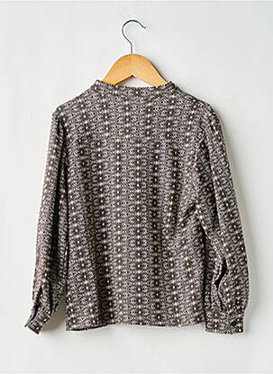 Cămașă mâneci lungi mâneci lungi negru LEVV LABEL fată