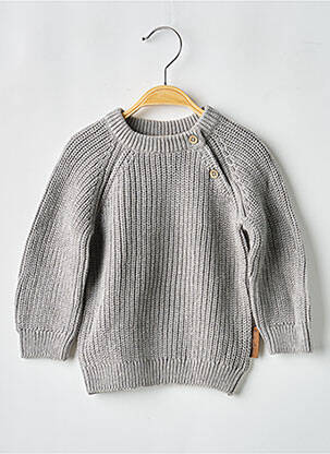 Pulover tricot gros mâneci lungi gri BABY'S ONLY fată