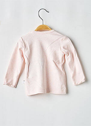 Tricou închidere cu nasturi pe umăr mâneci lungi roz BABY'S ONLY fată
