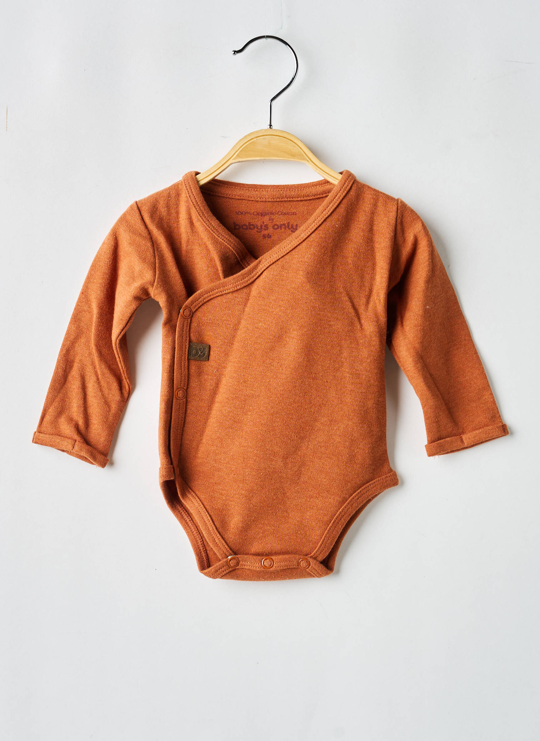 Body de lenjerie țesătură jersey maro BABY'S ONLY copil