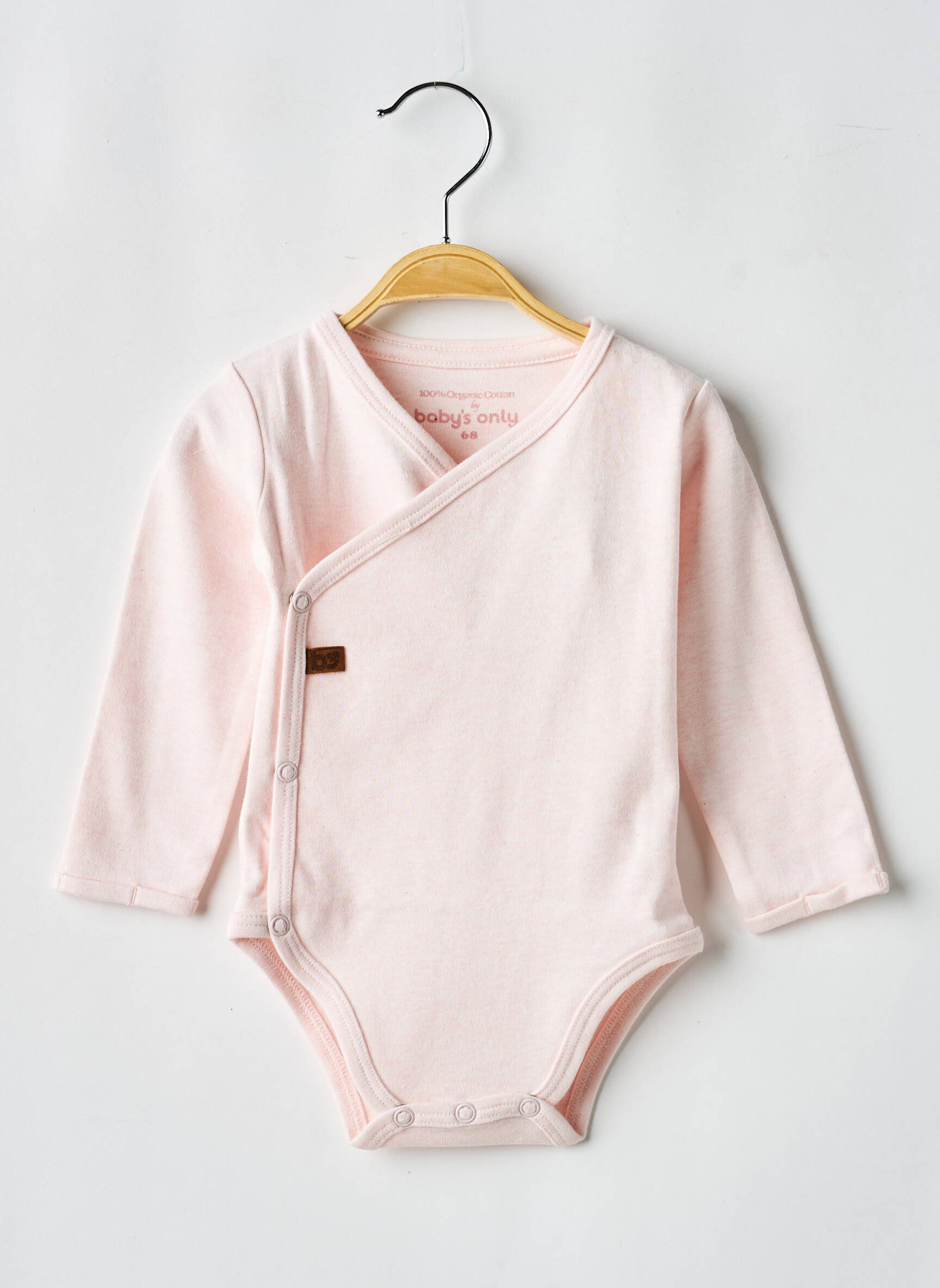 Body de lenjerie țesătură jersey roz BABY'S ONLY copil