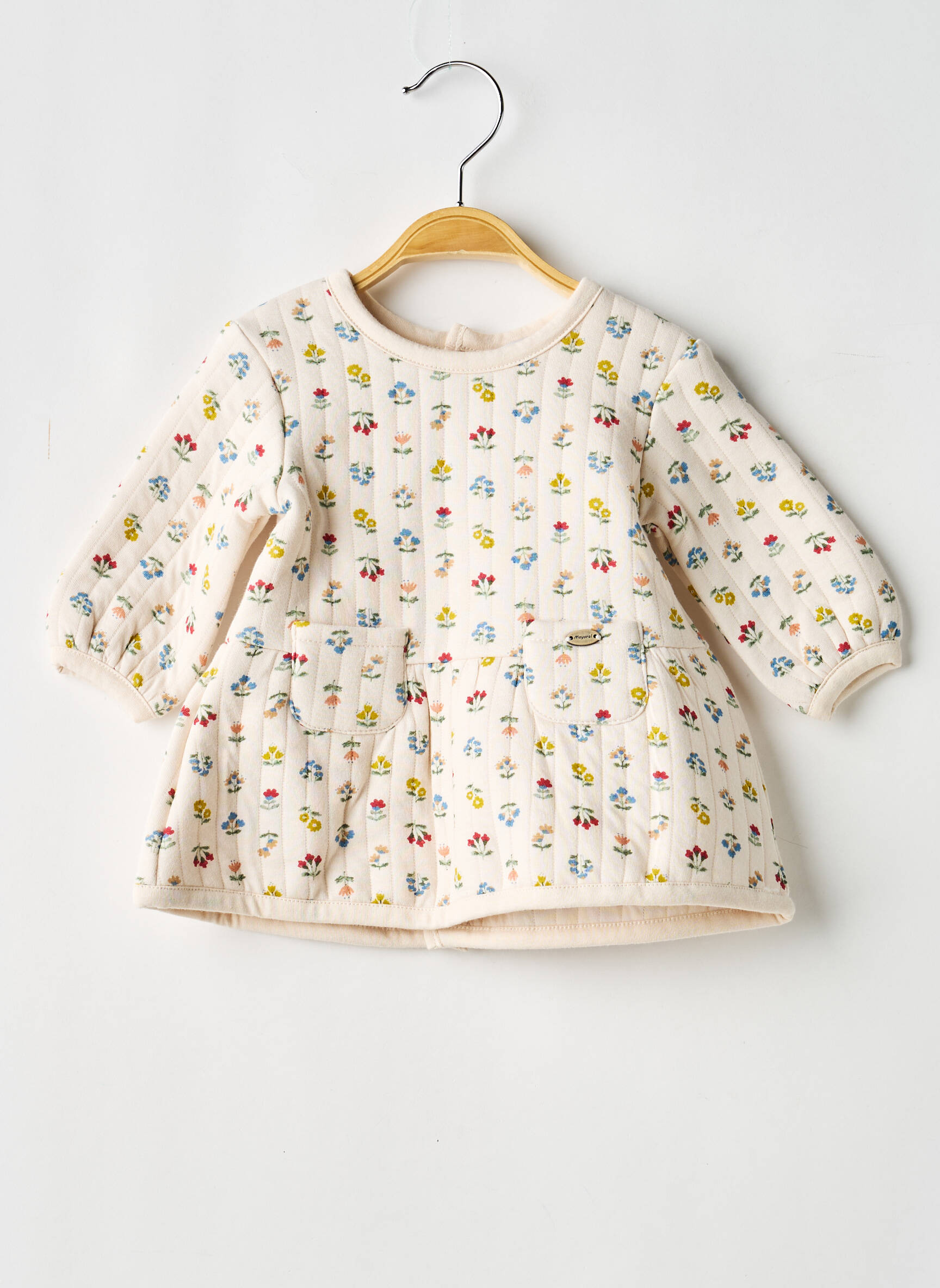 Rochie pulover mâneci lungi mâneci lungi bej MAYORAL fată