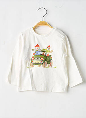 Tricou mâneci lungi mâneci lungi alb MAYORAL băiat