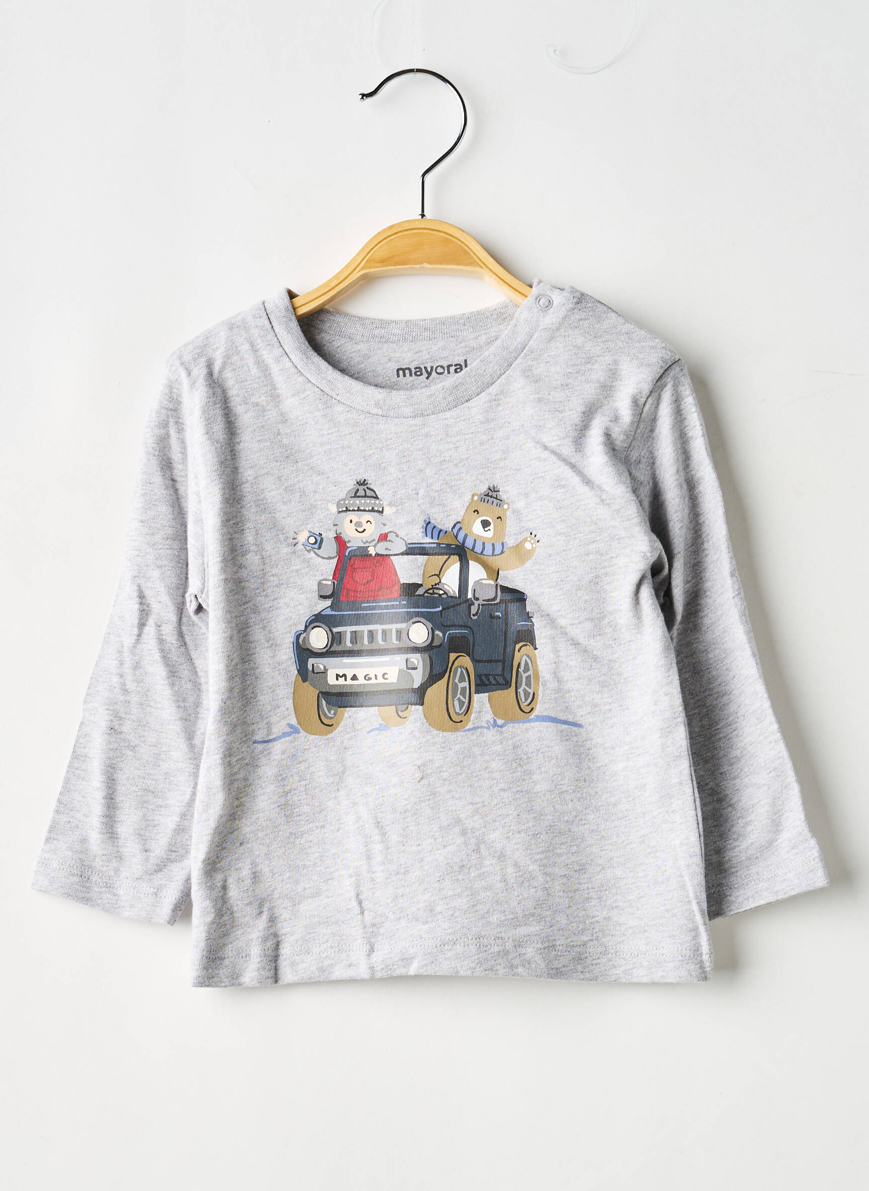 Tricou mâneci lungi mâneci lungi gri MAYORAL băiat