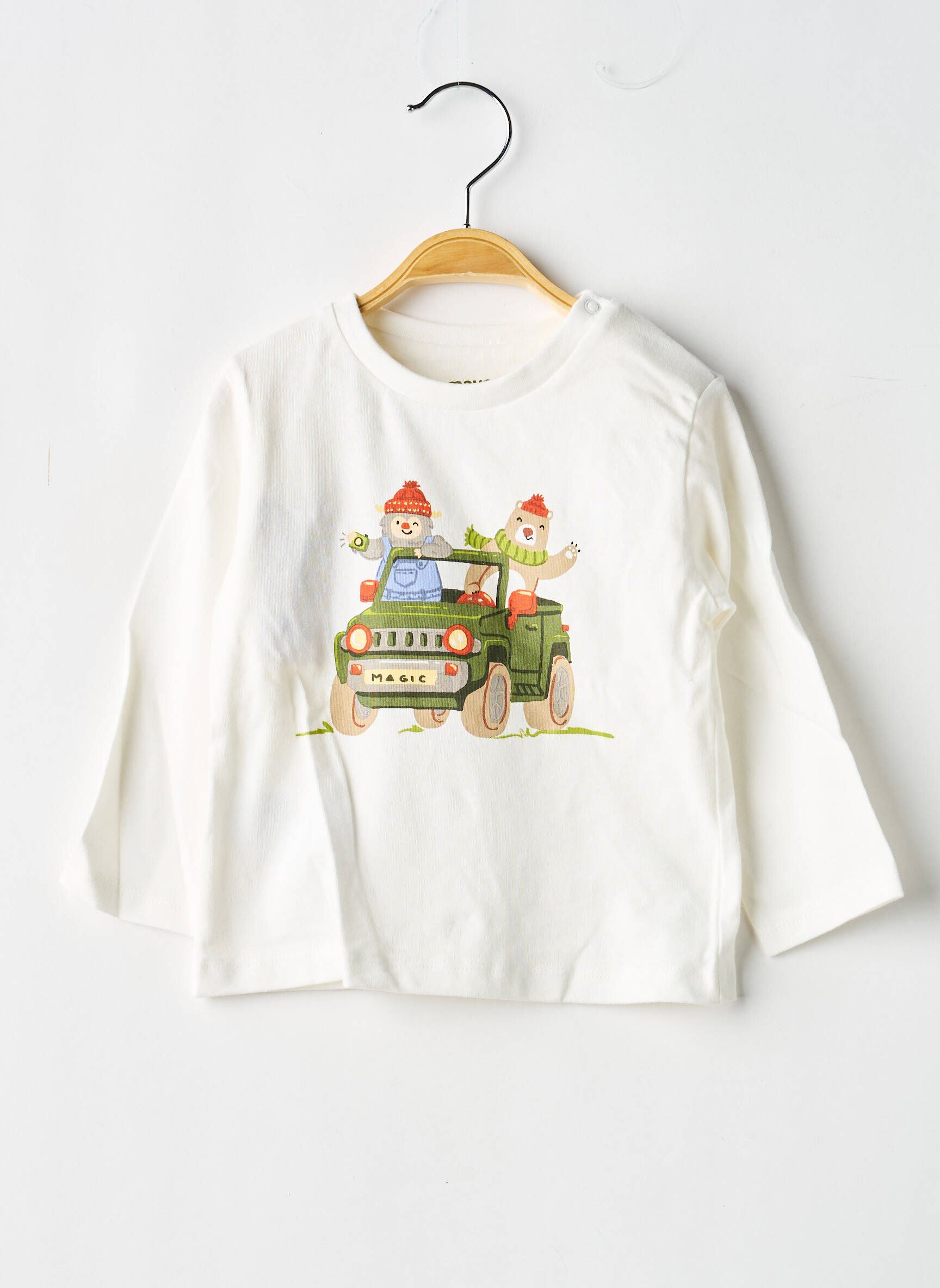 Tricou mâneci lungi mâneci lungi alb MAYORAL băiat