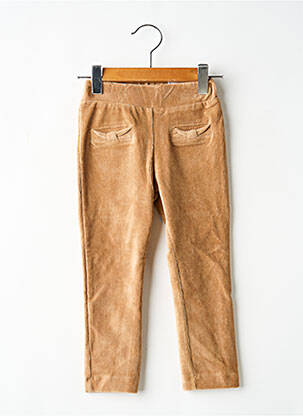 Pantalon slim talie elastică talie elastică bej MAYORAL fată