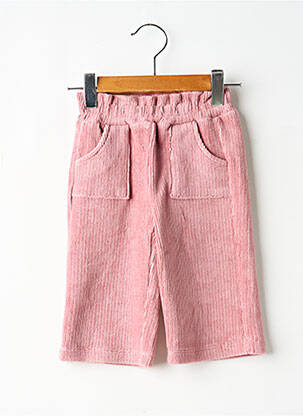 Pantalon drept croială dreaptă talie elastică roz MAYORAL fată