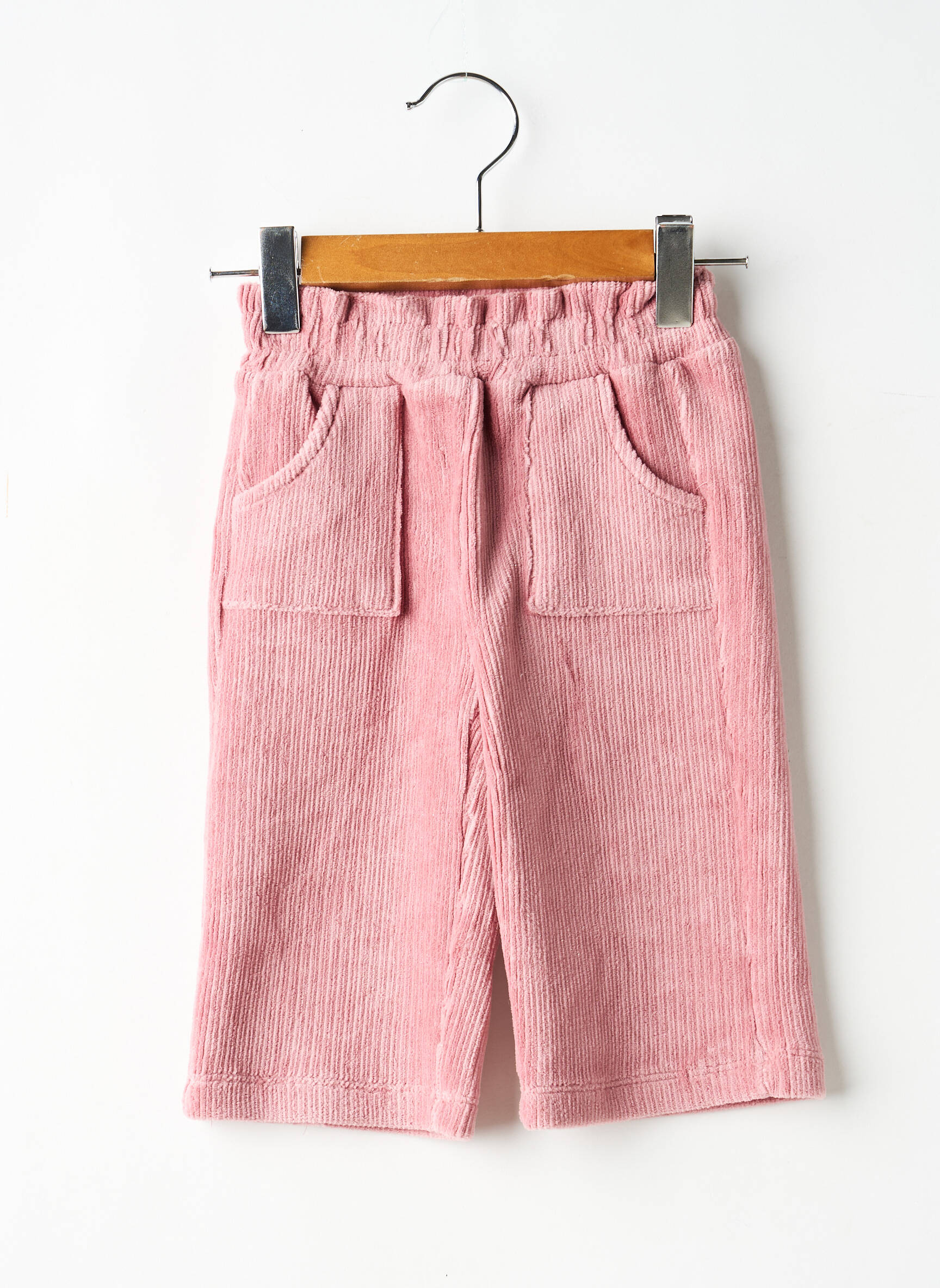 Pantalon drept croială dreaptă talie elastică roz MAYORAL fată