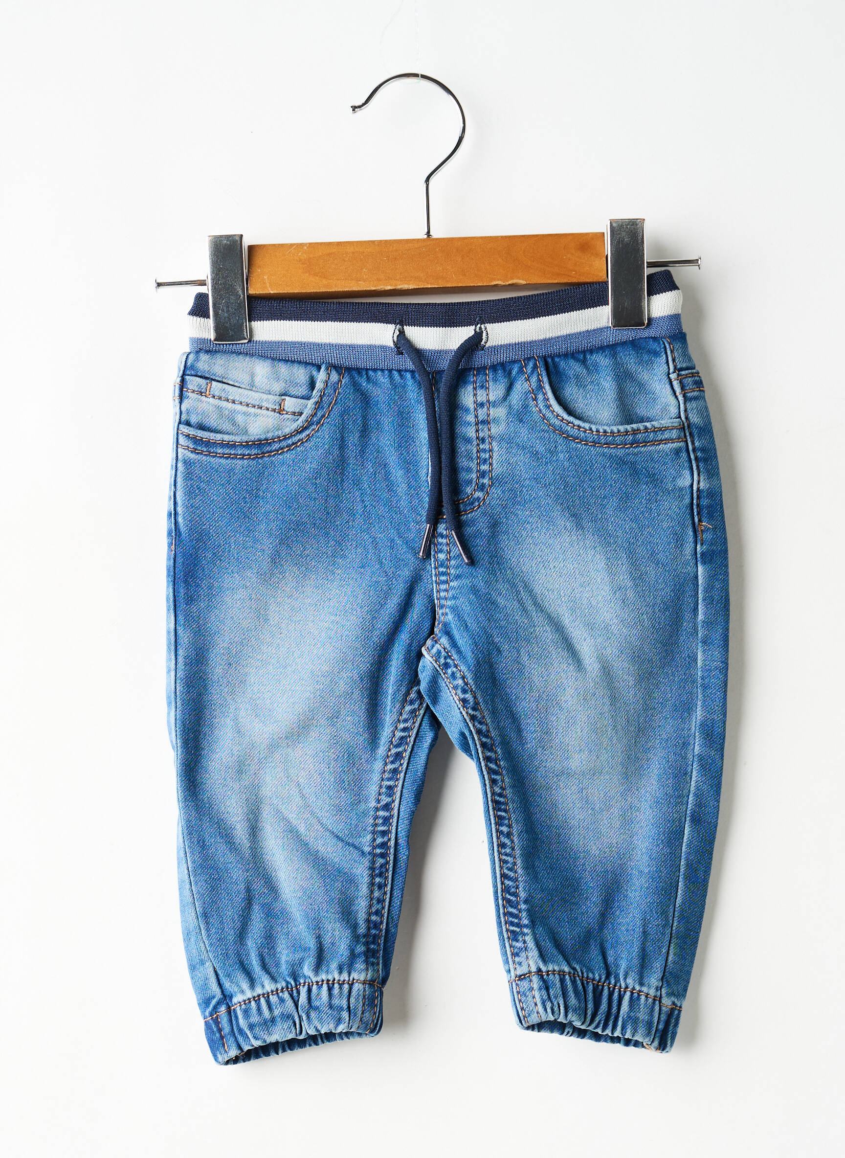 Pantalon drept buzunare talie elastică albastru MAYORAL băiat