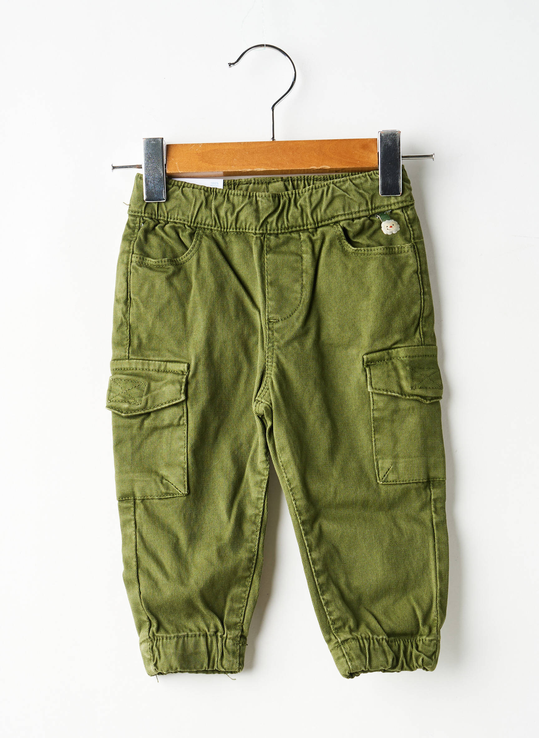 Pantalon drept buzunare talie elastică verde MAYORAL băiat