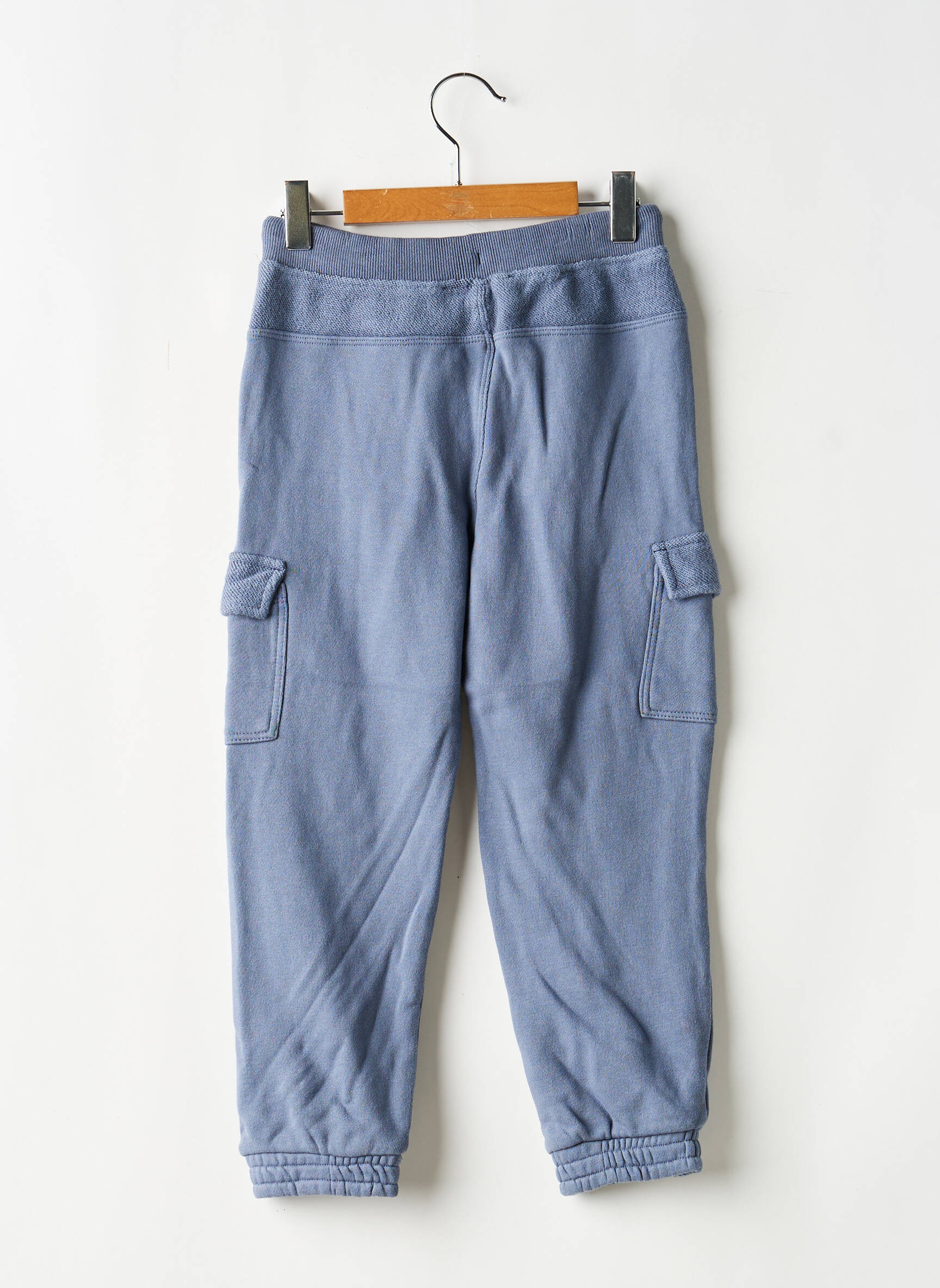 Pantalon cargo buzunare talie elastică albastru BOBOLI băiat