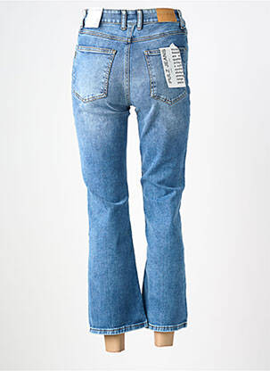 Blugi cu croială evazată elasticitate talie înaltă albastru PULZ JEANS femeie