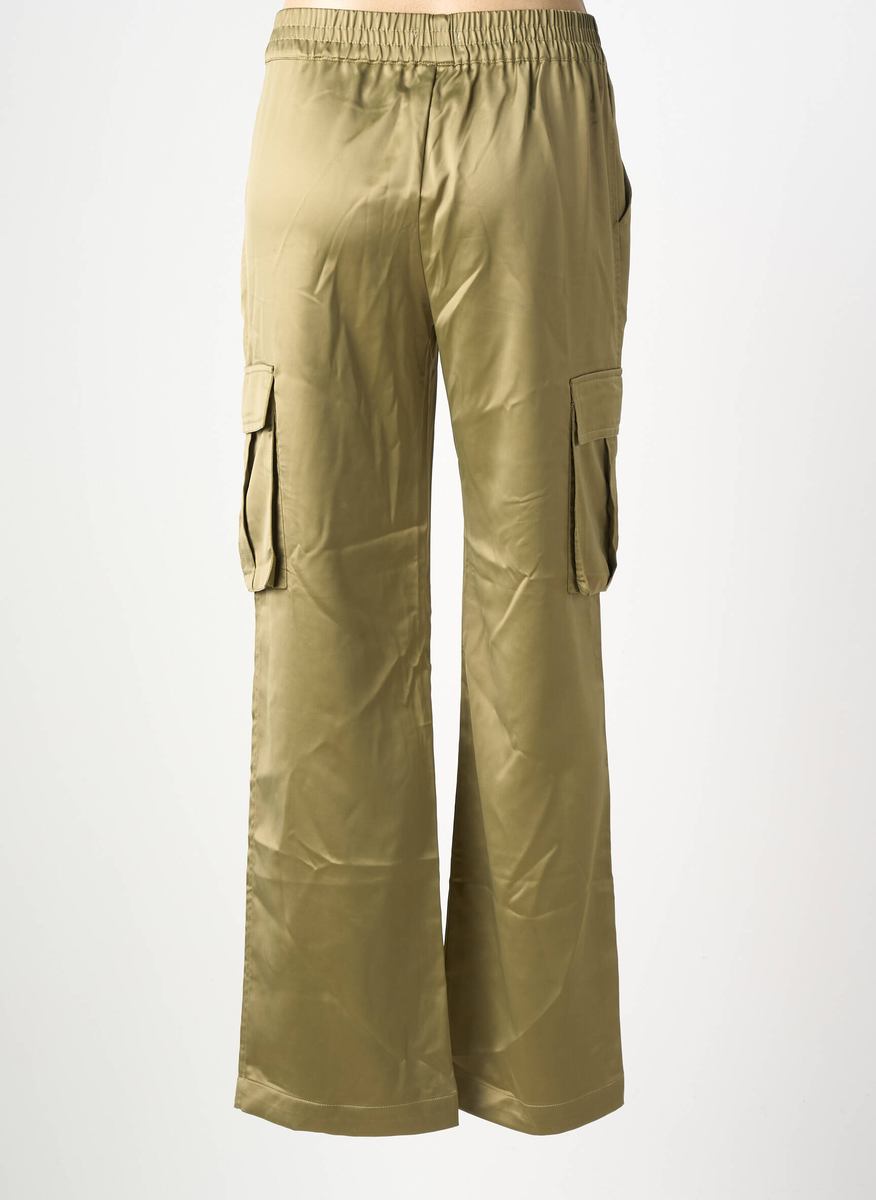 Pantalon cargo mărime normală mărime normală verde B.YOUNG femeie